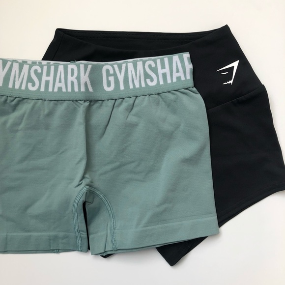 Gymshark Pants - Gymshark M Fit Seamless Shorts & Training Quad Shorts Set
